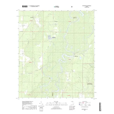 2018 Map of Estiffanulga, 2018 Print
