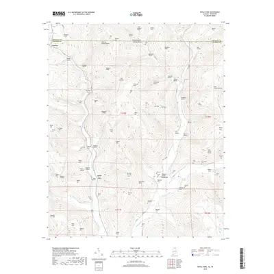 2018 Map of Estill Fork, 2018 Print