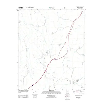 2012 Map of Estler Peak, 2012 Print