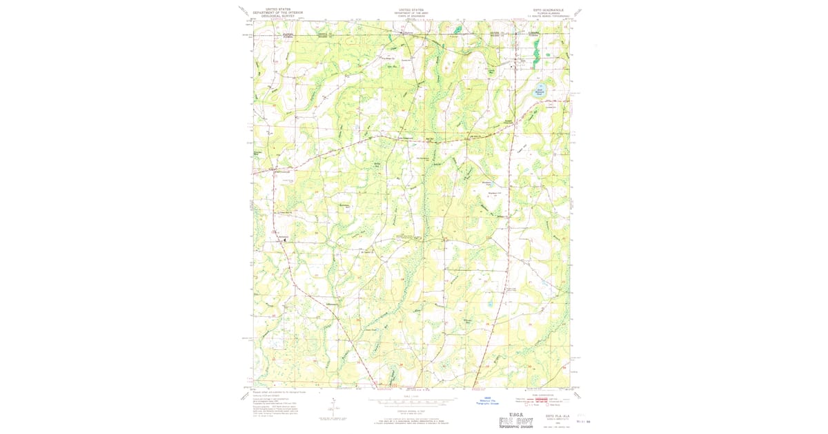 1950s Maps of Esto FL Pastmaps - Esto Holmes County Fl Usgs Topo 1950 P1970 Og 1200x630