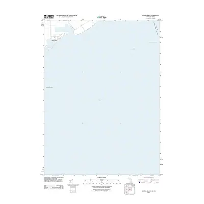 2011 Map of Estral Beach, 2011 Print