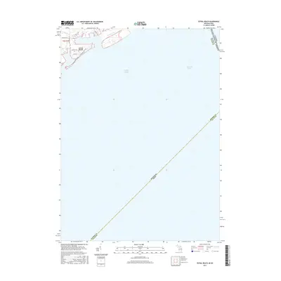 2017 Map of Estral Beach, 2017 Print