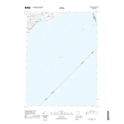 2019 Map of Estral Beach, 2019 Print