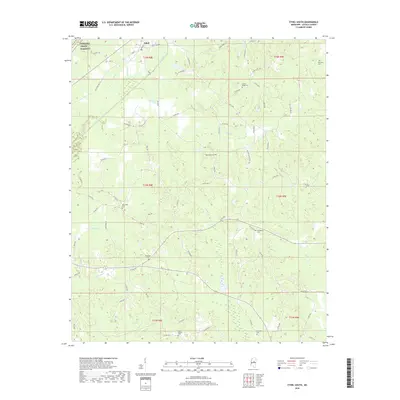2018 Map of Ethel South, 2018 Print