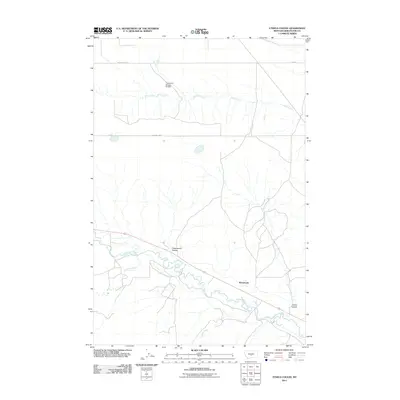 2011 Map of Ethels Coulee, 2011 Print