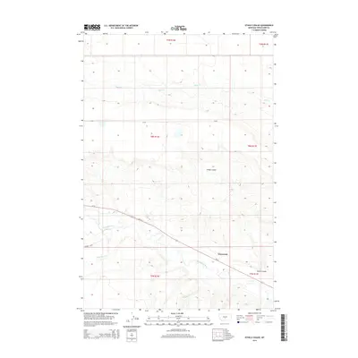 2014 Map of Ethels Coulee, 2014 Print