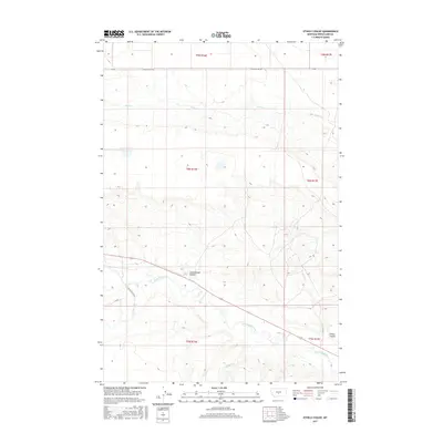 2017 Map of Ethels Coulee, 2017 Print