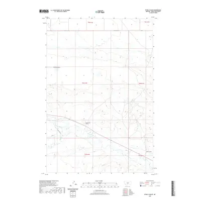 2020 Map of Ethels Coulee, 2020 Print