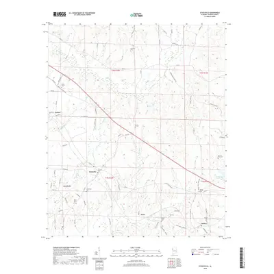 2018 Map of Ethelsville, 2018 Print