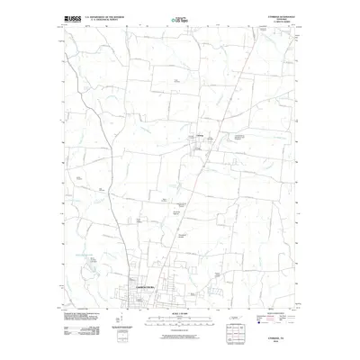 2010 Map of Ethridge, 2010 Print