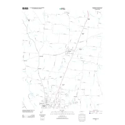 2013 Map of Ethridge, 2013 Print
