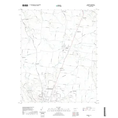 2019 Map of Ethridge, 2019 Print