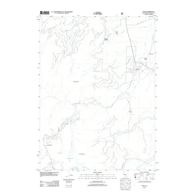 2012 Map of Etna, 2012 Print