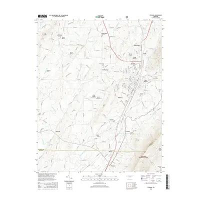 2016 Map of Etowah, 2016 Print