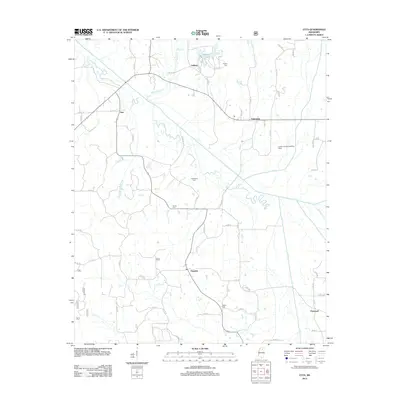 2012 Map of Etta, 2012 Print