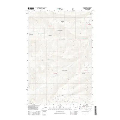 2014 Map of Ettien Spring, 2014 Print