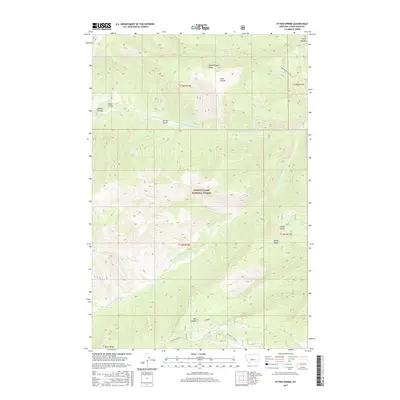 2017 Map of Ettien Spring, 2017 Print