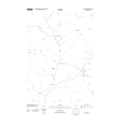 2013 Map of Ettrick, 2013 Print