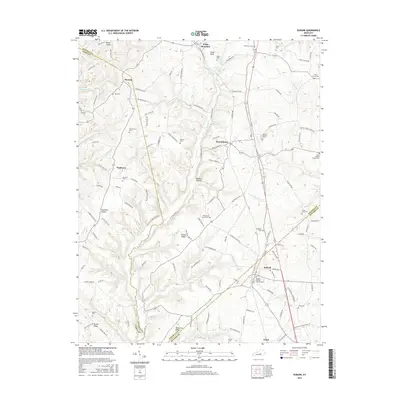 2016 Map of Eubank, 2016 Print