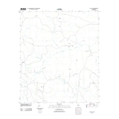2012 Map of Eucutta, 2012 Print