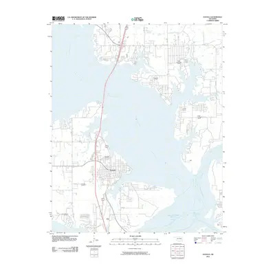 2010 Map of Eufaula, 2010 Print