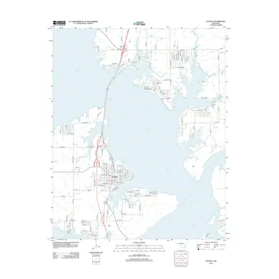 2012 Map of Eufaula, 2012 Print