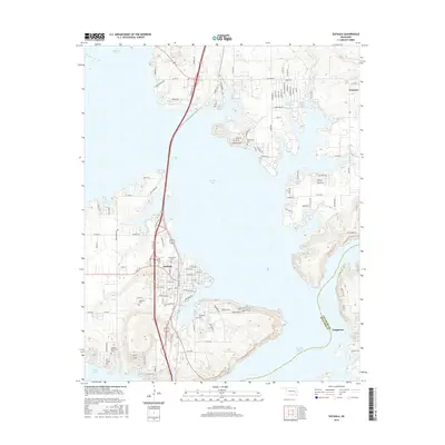 2016 Map of Eufaula, 2016 Print