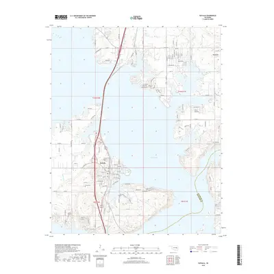2018 Map of Eufaula, 2018 Print