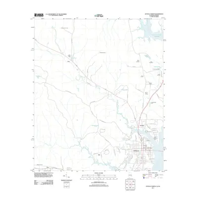 2011 Map of Eufaula North, 2011 Print