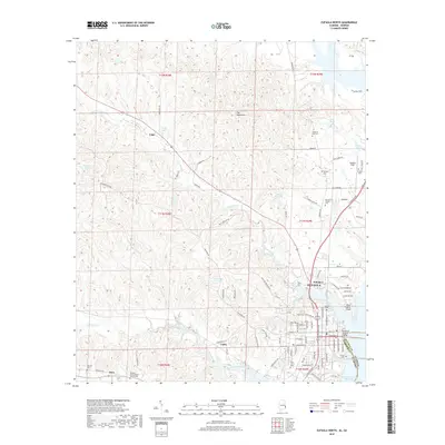 2018 Map of Eufaula North, 2018 Print