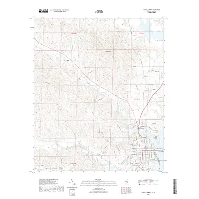 2020 Map of Eufaula North, 2020 Print