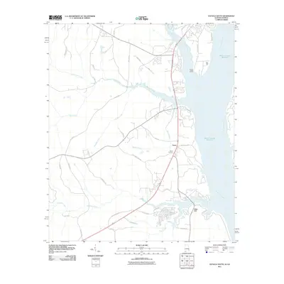 2011 Map of Eufaula South, 2011 Print