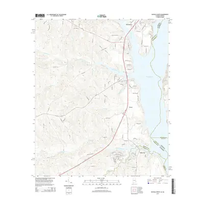 2014 Map of Eufaula South, 2014 Print
