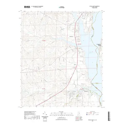 2020 Map of Eufaula South, 2020 Print