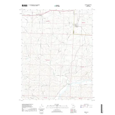 2017 Map of Eugene, 2017 Print
