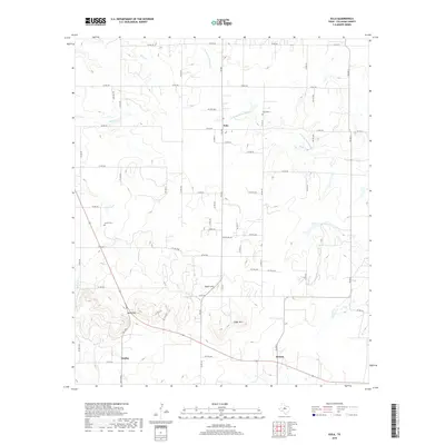2019 Map of Eula, 2019 Print