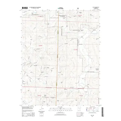 2014 Map of Eula, 2014 Print