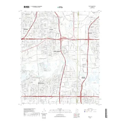 2019 Map of Euless, 2019 Print