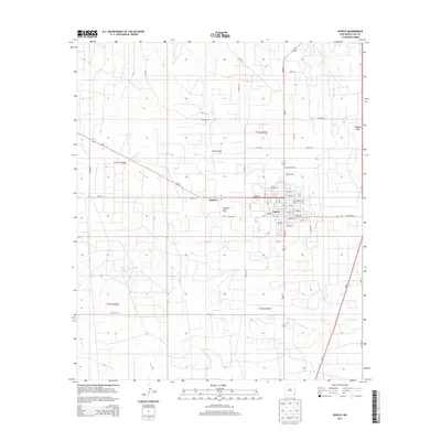 2013 Map of Eunice, 2013 Print