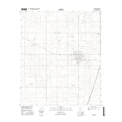 2017 Map of Eunice, 2017 Print