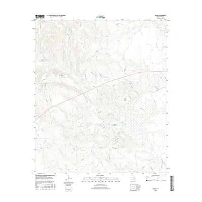 2016 Map of Eunice, 2016 Print