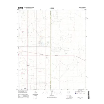2016 Map of Eunice NE, 2016 Print