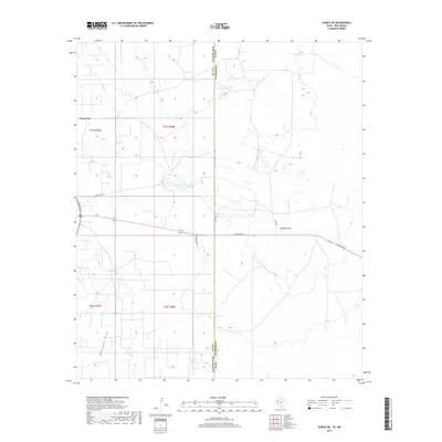 2019 Map of Eunice NE, 2019 Print