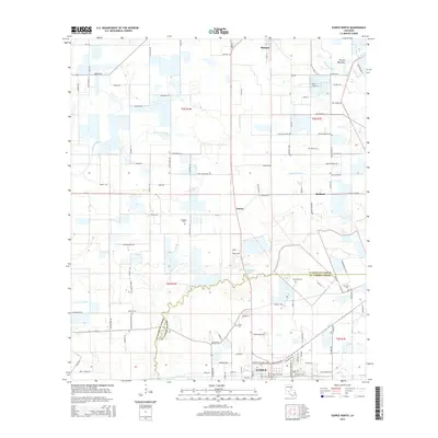 2015 Map of Eunice North, 2015 Print