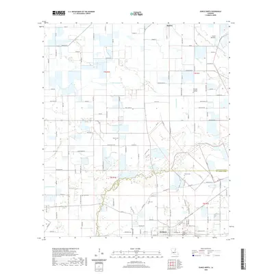 2020 Map of Eunice North, 2020 Print
