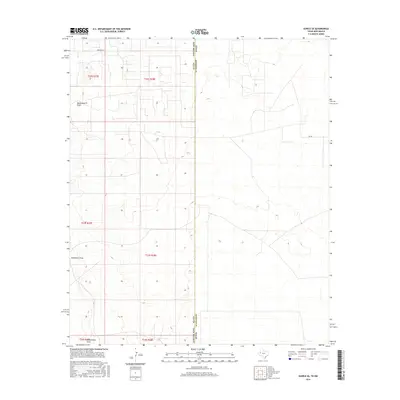 2016 Map of Eunice SE, 2016 Print