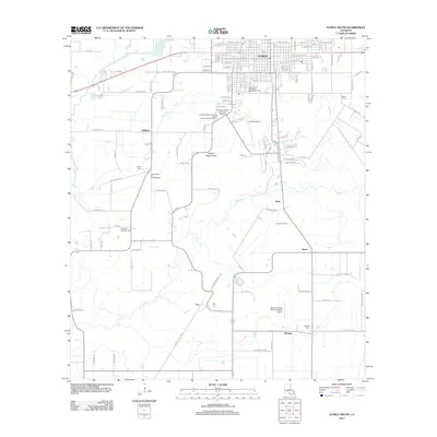 2012 Map of Eunice South, 2012 Print