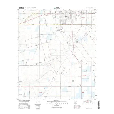 2015 Map of Eunice South, 2015 Print