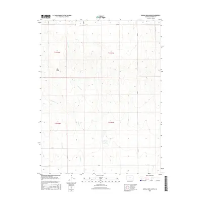 2016 Map of Eureka Creek North, 2016 Print
