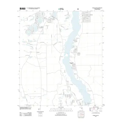 2012 Map of Eureka Dam, 2012 Print